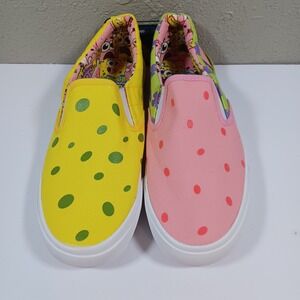 Ground Up Spongebob Squarepants Patrick Slip On Canvas Sneaker Shoes Men's 8 1/2